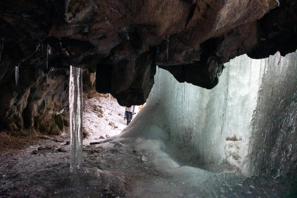 氷柱も出来ていました