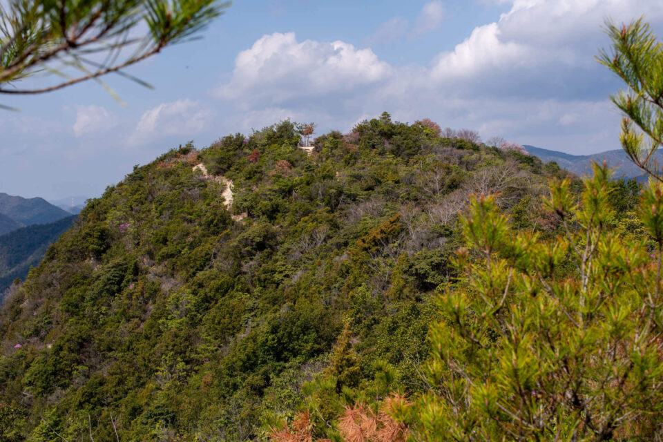 振り返ると東出丸が見えました。