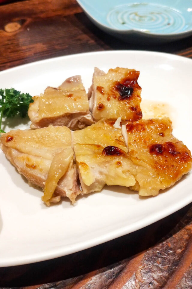 鶏の西京焼きだったかな（忘れた）