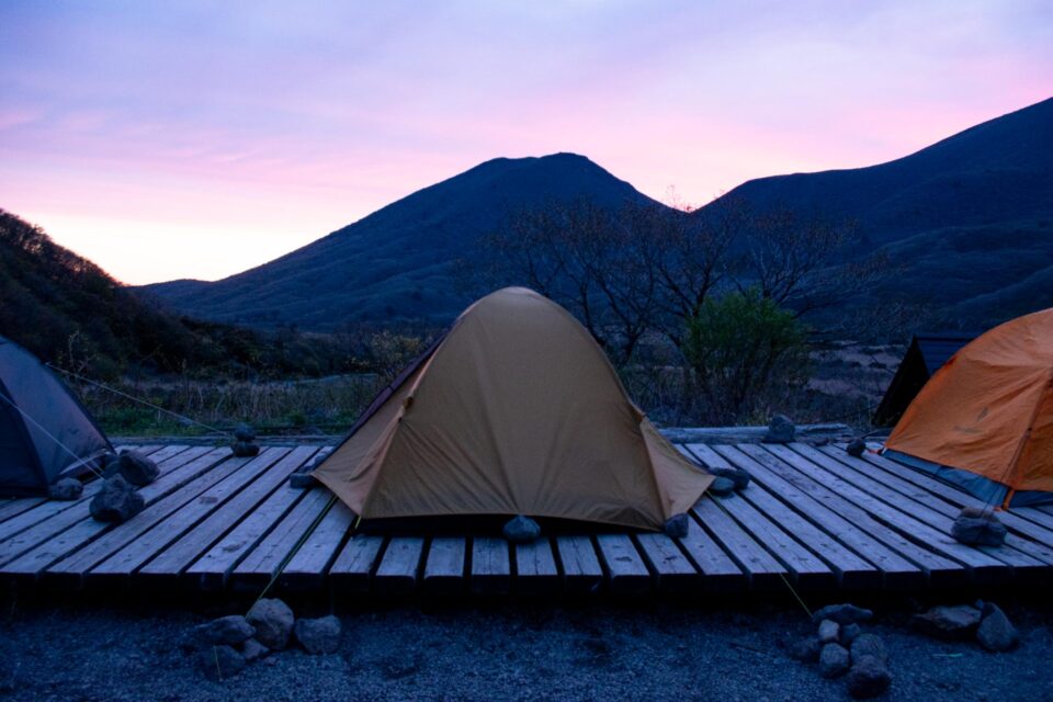 平治岳と我が家