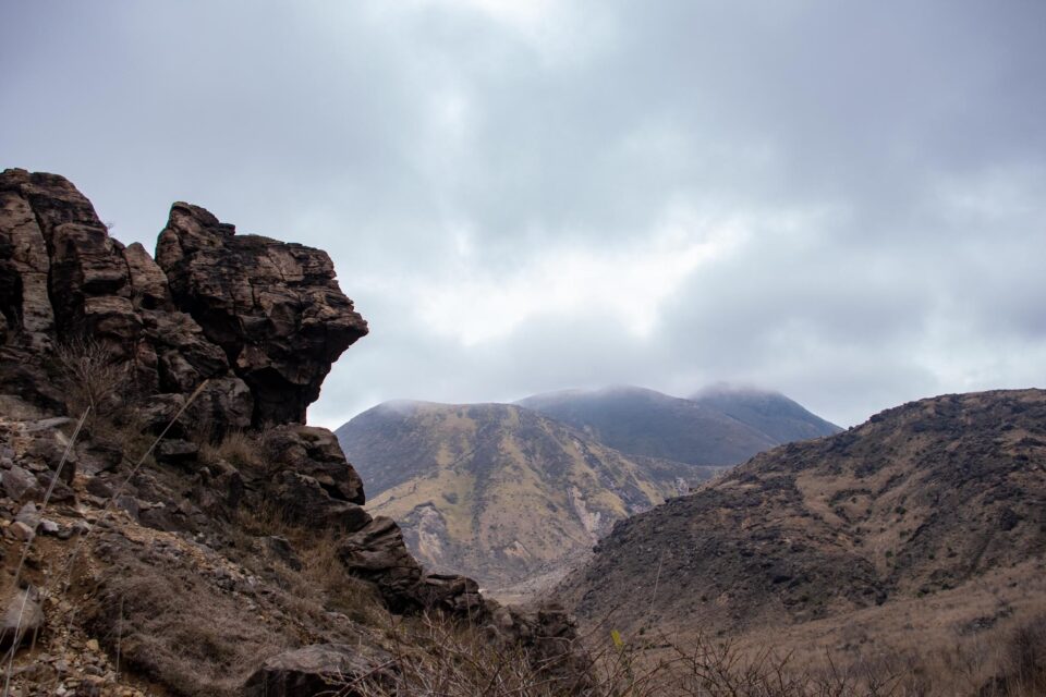 振り返ると三俣山