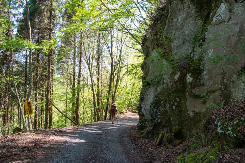 あまりにだらだら続くので飽きてしまい、後半は音楽をかけて歌いながら歩きました。（もちろん周りに誰もいないのを確認しながら。）